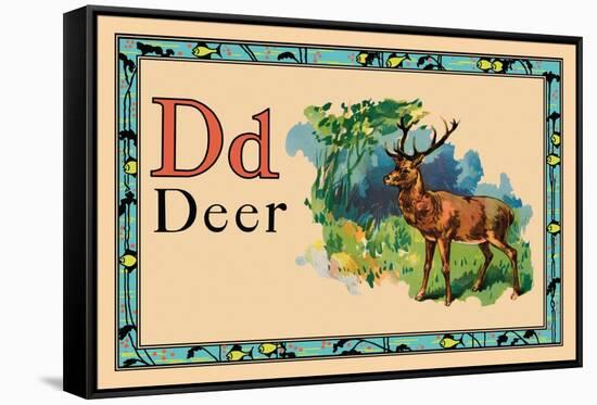 Deer-null-Framed Stretched Canvas