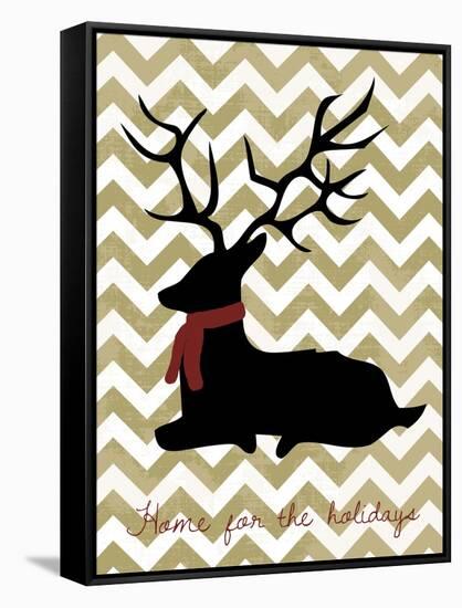 Deer-Erin Clark-Framed Stretched Canvas