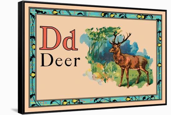 Deer-null-Framed Stretched Canvas