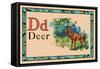 Deer-null-Framed Stretched Canvas