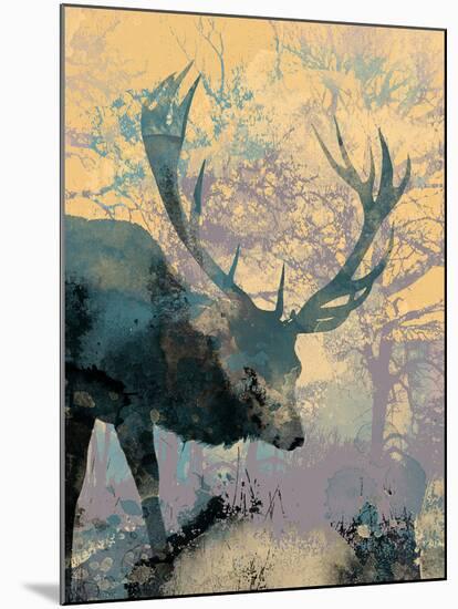 Deerhood III-Ken Hurd-Mounted Giclee Print