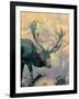 Deerhood III-Ken Hurd-Framed Giclee Print