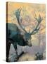 Deerhood III-Ken Hurd-Stretched Canvas