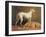 Deerhounds in an Interior-William Barraud-Framed Giclee Print