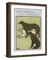 Deerhounds on Cover-null-Framed Art Print