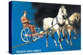 Deering Ideal Mower-null-Stretched Canvas