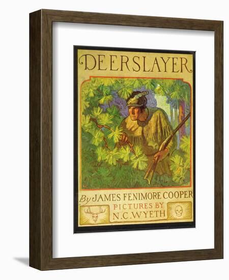 Deerslayer-Newell Convers Wyeth-Framed Art Print