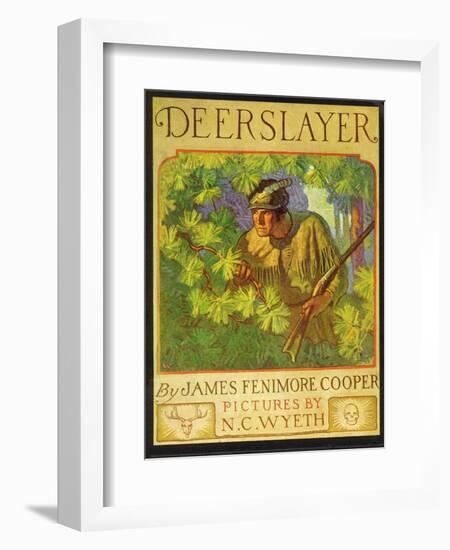 Deerslayer-Newell Convers Wyeth-Framed Art Print