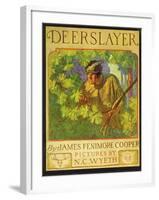 Deerslayer-Newell Convers Wyeth-Framed Art Print