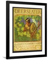 Deerslayer-Newell Convers Wyeth-Framed Art Print