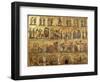 Deesis Row and the Twelve Great Feasts-null-Framed Giclee Print