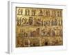 Deesis Row and the Twelve Great Feasts-null-Framed Giclee Print