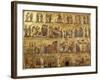 Deesis Row and the Twelve Great Feasts-null-Framed Giclee Print