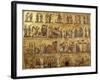 Deesis Row and the Twelve Great Feasts-null-Framed Giclee Print