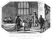 Charles I Demanding That the Five Members He Accused of Treason Be Handed over to Him, 1803-Deeves-Giclee Print