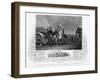 Defeat and Death of Dhoondiah at Conaghull, C19th Century-J Rogers-Framed Giclee Print