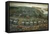 Defeat and Flight of Hungarian and Bohemian Armies Defeated by Allied Imperial Army-null-Framed Stretched Canvas