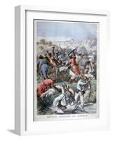 Defeat for the British in Africa, 1894-Frederic Lix-Framed Giclee Print