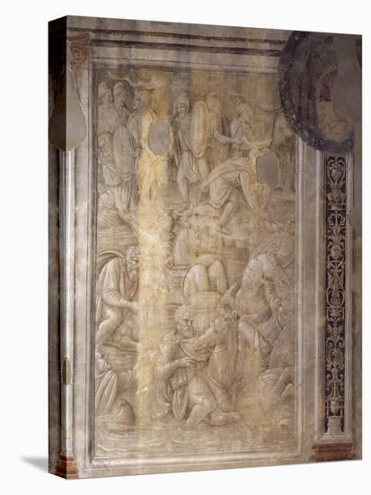 Defeat of Dacian Cavalry, Scene from Cycle on Trajan's Column, 1511-1513-Baldassare Peruzzi-Stretched Canvas