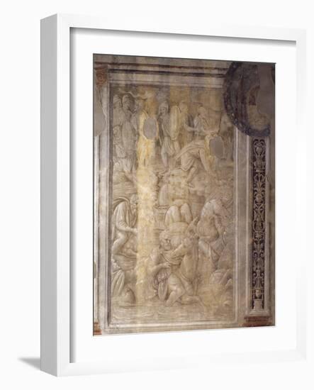 Defeat of Dacian Cavalry, Scene from Cycle on Trajan's Column, 1511-1513-Baldassare Peruzzi-Framed Giclee Print