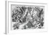 Defeat of General Braddock, in the French and Indian War, in Virginia, in 1755-null-Framed Giclee Print