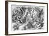 Defeat of General Braddock, in the French and Indian War, in Virginia, in 1755-null-Framed Giclee Print
