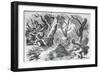 Defeat of General Braddock, in the French and Indian War, in Virginia, in 1755-null-Framed Giclee Print