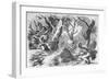 Defeat of General Braddock, in the French and Indian War, in Virginia, in 1755-null-Framed Giclee Print