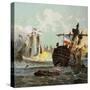 Defeat of the Dutch Fleet, 1666-null-Stretched Canvas