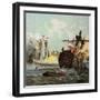 Defeat of the Dutch Fleet, 1666-null-Framed Giclee Print