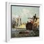 Defeat of the Dutch Fleet, 1666-null-Framed Giclee Print