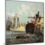 Defeat of the Dutch Fleet, 1666-null-Mounted Giclee Print