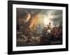 Defeat Of The Floating Batteries At Gibraltar-John Singleton Copley-Framed Premium Giclee Print