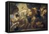 Defeat of the Titans, 1678-Jacob Jordaens-Framed Stretched Canvas