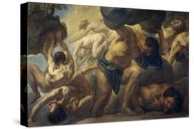 Defeat of the Titans, 1678-Jacob Jordaens-Stretched Canvas