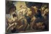 Defeat of the Titans, 1678-Jacob Jordaens-Mounted Giclee Print