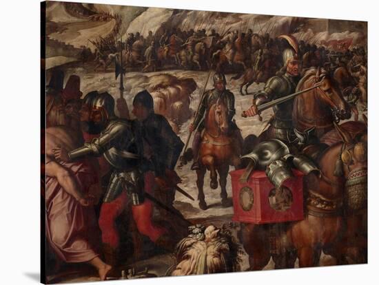 Defeat of the Venetians in Casentino, 1563-1565-Giorgio Vasari-Stretched Canvas