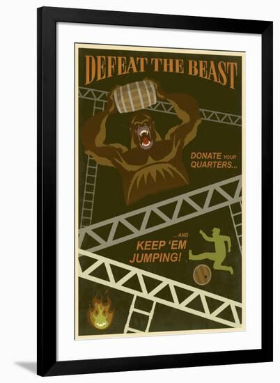 Defeat The Beast-Steve Thomas-Framed Giclee Print