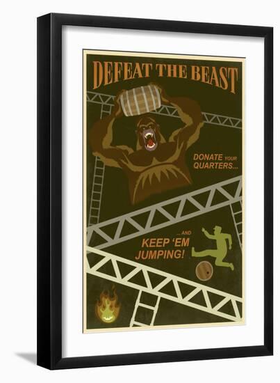 Defeat The Beast-Steve Thomas-Framed Giclee Print