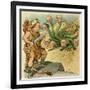 Defeat The Hydra-JS Pughe-Framed Art Print