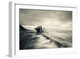 Defeated by the Sea-Inigo Barandiaran-Framed Photographic Print