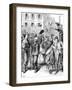 Defence of Paris: Students Going to Man the Barricades, Franco-Prussian War, 1870-Frederick Barnard-Framed Giclee Print