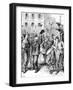 Defence of Paris: Students Going to Man the Barricades, Franco-Prussian War, 1870-Frederick Barnard-Framed Giclee Print