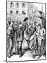 Defence of Paris: Students Going to Man the Barricades, Franco-Prussian War, 1870-Frederick Barnard-Mounted Giclee Print