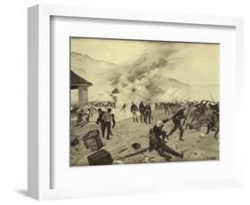 Defence of Rorke's Drift, 1879-Henri-Louis Dupray-Framed Giclee Print