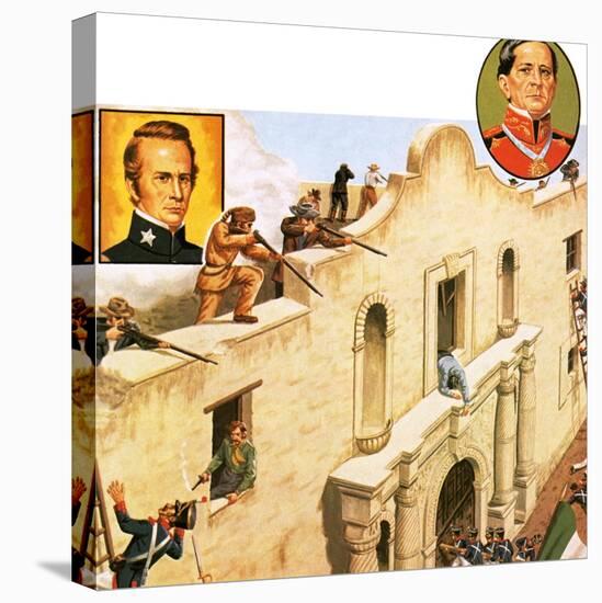Defence of the Alamo-John Keay-Stretched Canvas