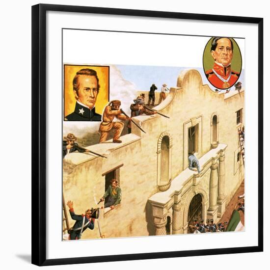 Defence of the Alamo-John Keay-Framed Premium Giclee Print