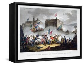 'Defence of the breach at St Jean d'Acre, May 8th 1799', 1815-Thomas Sutherland-Framed Stretched Canvas