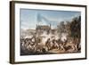 Defence of the Chateau De Hougoumont by the Flank Company, Coldstream Guards 1815, 1815-Denis Dighton-Framed Giclee Print