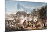 Defence of the Chateau De Hougoumont by the Flank Company, Coldstream Guards 1815, 1815-Denis Dighton-Mounted Giclee Print